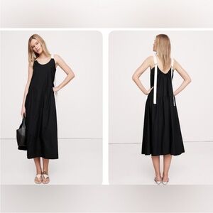 NWOT BANANA REPUBLIC POPLIN SWING MAXI DRESS size SMALL $180